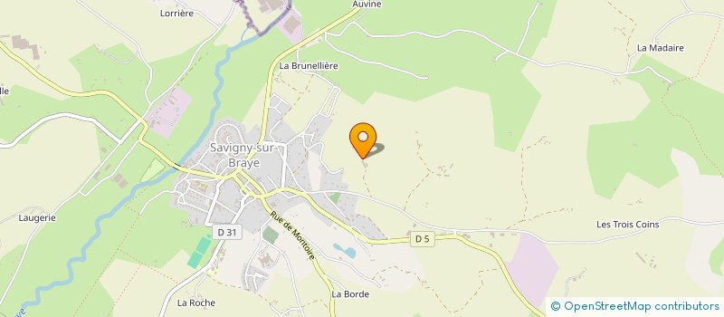 localisation de l'entreprise SCEA DE MONT SAINT PERE à SAVIGNY SUR BRAYE