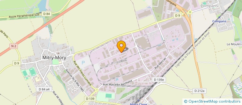 localisation de l'entreprise SCEA DE MONTEBISE à MITRY-MORY