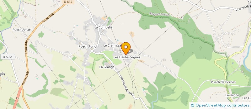 localisation de l'entreprise SCEA DE MONTFANET  CASTRES