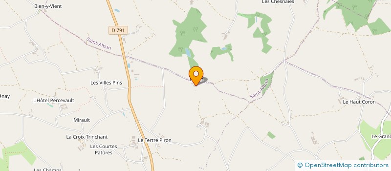 localisation de l'entreprise SCEA DE MORIN  SAINT-ALBAN