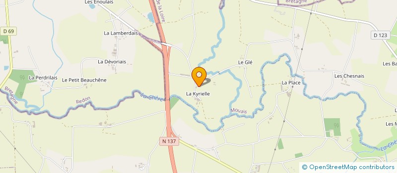localisation de l'entreprise SCEA DE MOUAIS à MOUAIS