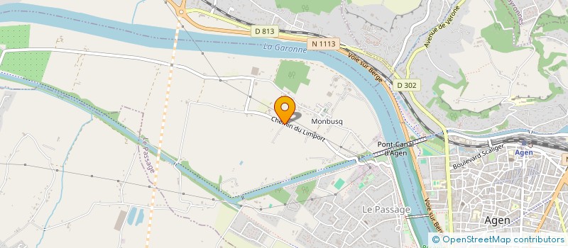 localisation de l'entreprise SCEA DE MOURLAN à LE PASSAGE