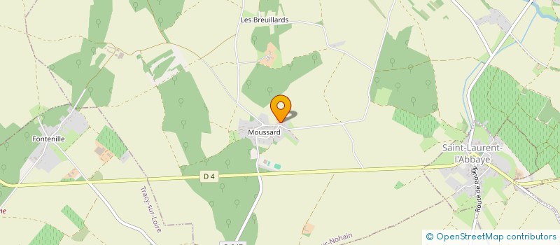 localisation de l'entreprise SCEA DE MOUSSARD à SAINT-MARTIN-SUR-NOHAIN