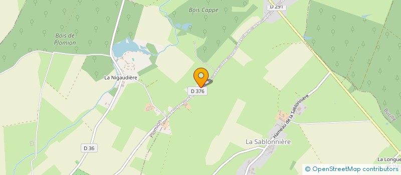 localisation de l'entreprise SCEA DE NOGEMONT  PLOMION