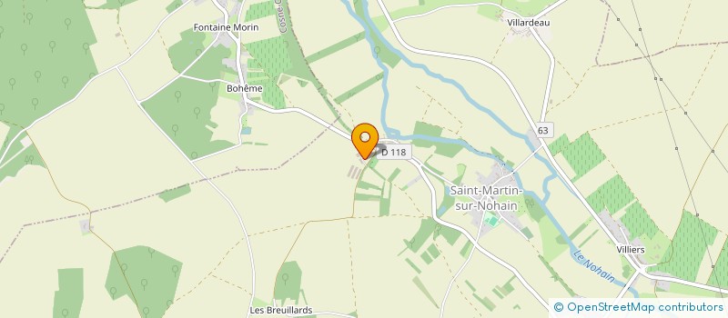 localisation de l'entreprise SCEA DE PAILLOT  SAINT-MARTIN-SUR-NOHAIN