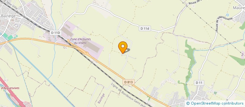 localisation de l'entreprise SCEA DE PECH GUILHEM à BAZIEGE