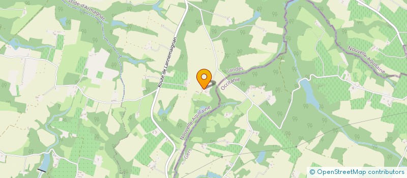 localisation de l'entreprise SCEA DE PECOMME  LABASTIDE-D'ARMAGNAC