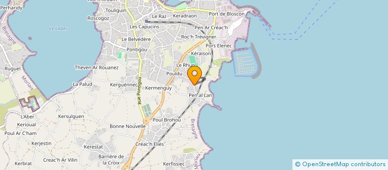 localisation de l'entreprise SCEA DE PEN A LAND  ROSCOFF