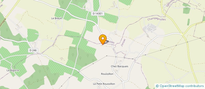 localisation de l'entreprise SCEA DE PERISSAC à SAINT-GERMAIN-DU-SEUDRE