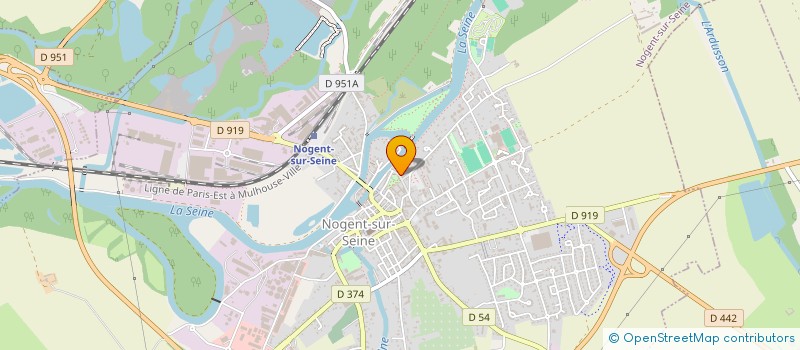 localisation de l'entreprise SCEA DE PERTHELAINE  NOGENT-SUR-SEINE