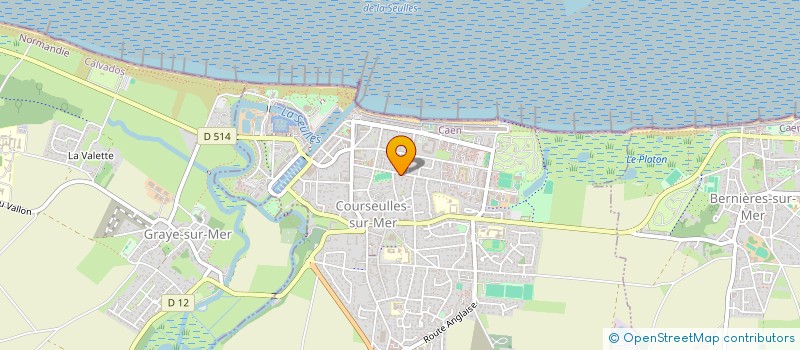 localisation de l'entreprise SCEA DE PIERREFITTE à COURSEULLES-SUR-MER