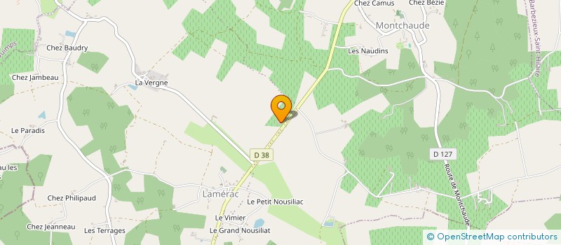 localisation de l'entreprise SCEA DE PLAISANCE à MONTMERAC