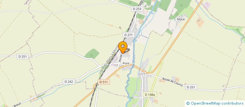 localisation de l'entreprise SCEA DE PONT  VENDEUVRE