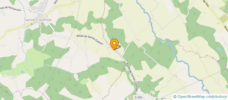 localisation de l'entreprise SCEA DE POUCHAT à SAINTE-COLOMBE