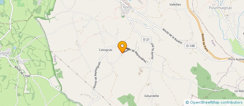 localisation de l'entreprise SCEA DE POUJOLS  FONS