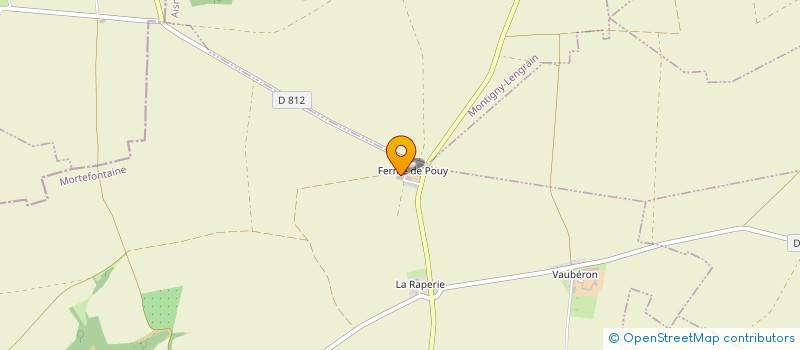 localisation de l'entreprise SCEA DE POUY  MORTEFONTAINE