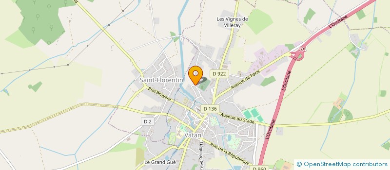 localisation de l'entreprise SCEA DE PREBOURIN à VATAN