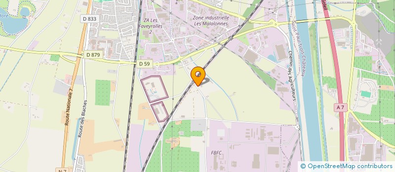 localisation de l'entreprise SCEA DE PRODUCTION ET EXPEDITION  PIERRELATTE