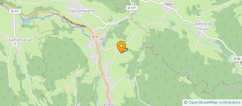 localisation de l'entreprise SCEA DE RAIEBOIS  TENDON