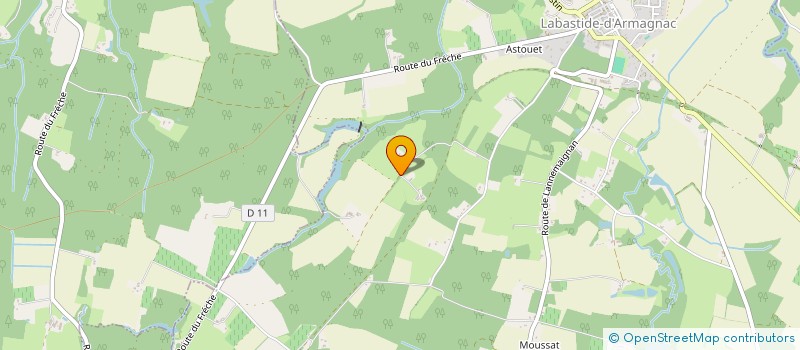 localisation de l'entreprise SCEA DE REMAZEILLES à LABASTIDE-D'ARMAGNAC
