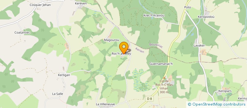 localisation de l'entreprise SCEA DE ROCH AN BLEY à KERIEN