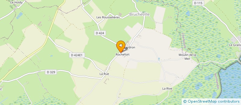localisation de l'entreprise SCEA DE ROCHEFORT à CARENTAN-LES-MARAIS