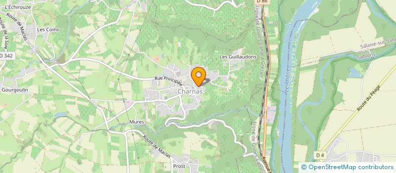 localisation de l'entreprise SCEA DE ROCHEVINE à SAINT-DESIRAT