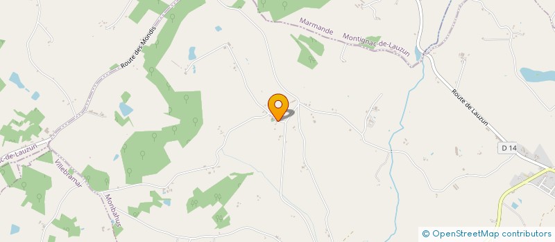 localisation de l'entreprise SCEA DE ROUFFIAC  MONBAHUS