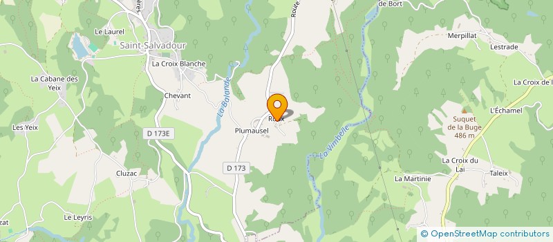 localisation de l'entreprise SCEA DE ROUX  SAINT-SALVADOUR