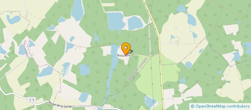 localisation de l'entreprise SCEA DE ROUZIERES  VERNOU-EN-SOLOGNE