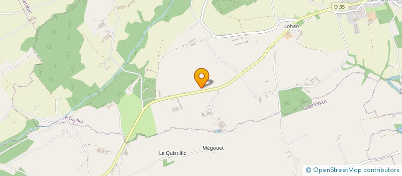 localisation de l'entreprise SCEA DE ROZAN à LOUDEAC