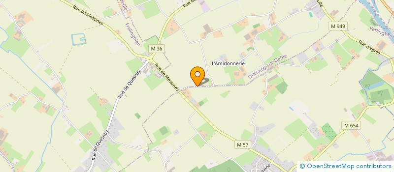 localisation de l'entreprise SCEA DE SAINGHIN à QUESNOY-SUR-DEULE