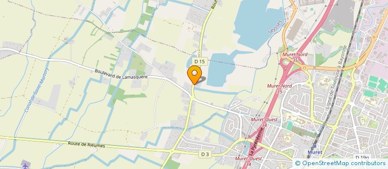 localisation de l'entreprise SCEA DE SAINT AMANS  MURET