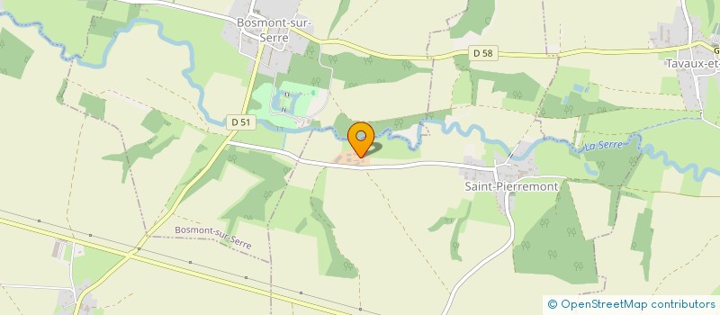 localisation de l'entreprise SCEA DE SAINT ANTOINE  SAINT-PIERREMONT