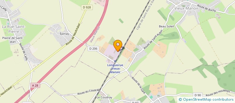 localisation de l'entreprise SCEA DE SAINT AUBIN  VIEUX-MANOIR