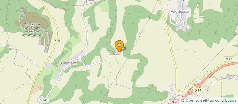 localisation de l'entreprise SCEA DE SAINT GUISLAIN  VAUDESSON