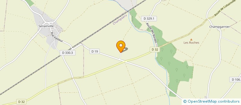 localisation de l'entreprise SCEA DE SAINT SERGE à CHAMPSERU