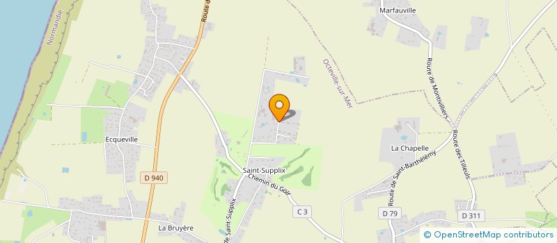 localisation de l'entreprise SCEA DE SAINT SUPPLIX à OCTEVILLE-SUR-MER