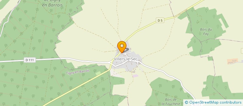 localisation de l'entreprise SCEA DE SAINTE LIBAIRE à VILLERS-LE-SEC