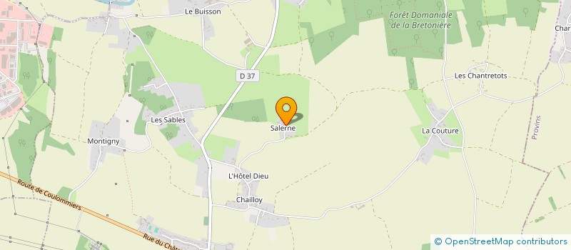localisation de l'entreprise SCEA DE SALERNE à CHAILLY-EN-BRIE