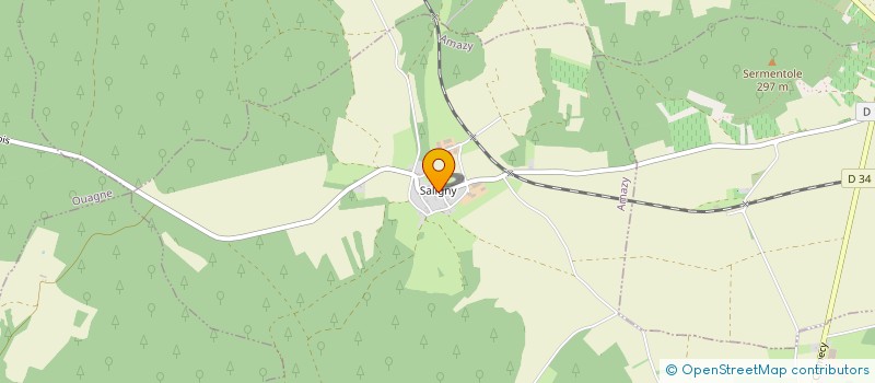 localisation de l'entreprise SCEA DE SALIGNY  AMAZY