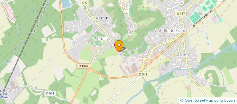 localisation de l'entreprise SCEA DE SEMILLY à LAON