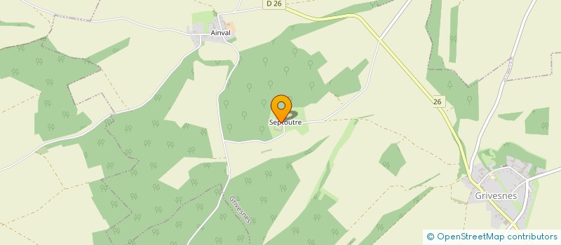 localisation de l'entreprise SCEA DE SEPTOUTRE à GRIVESNES