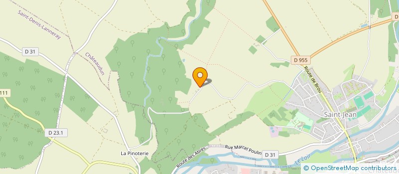 localisation de l'entreprise SCEA DE ST MARTIN DES BOIS à CHATEAUDUN