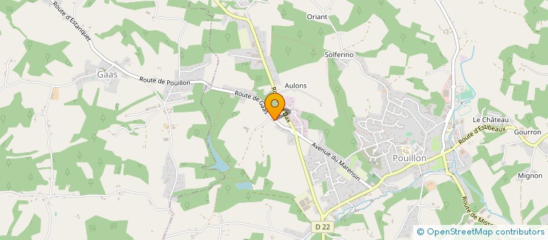 localisation de l'entreprise SCEA DE SUHONNE  POUILLON