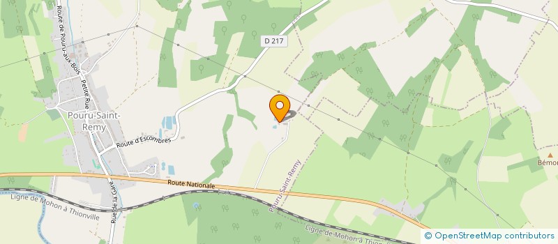 localisation de l'entreprise SCEA DE TASSIGNY  POURU-SAINT-REMY