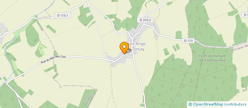 localisation de l'entreprise SCEA DE TORCAY à SAINT-ANGE-ET-TORCAY