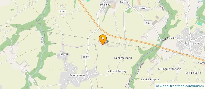 localisation de l'entreprise SCEA DE TRES LE BOIS à TREGOMEUR