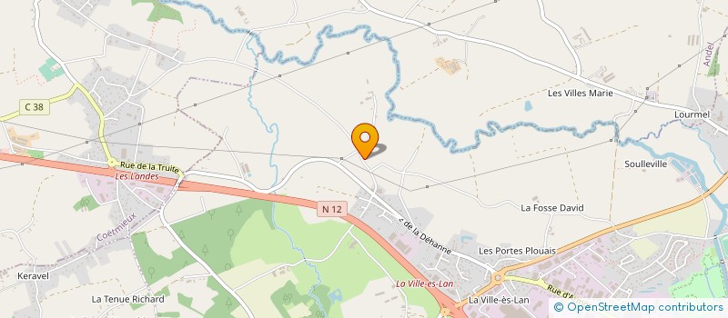 localisation de l'entreprise SCEA DE TREVILY à LAMBALLE-ARMOR