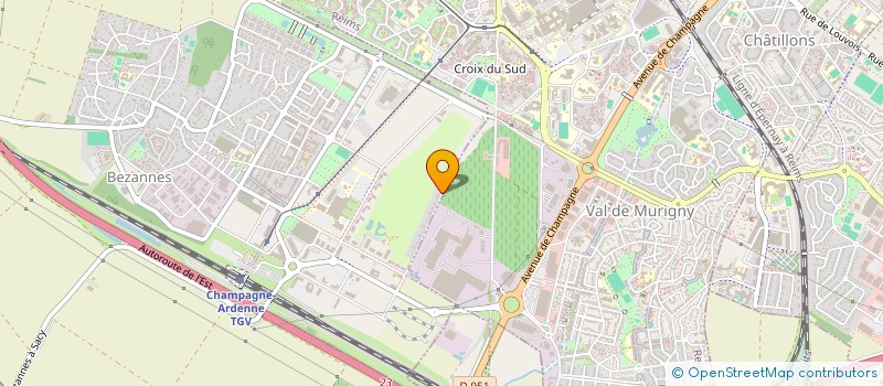 localisation de l'entreprise SCEA DE VATRY  BEZANNES